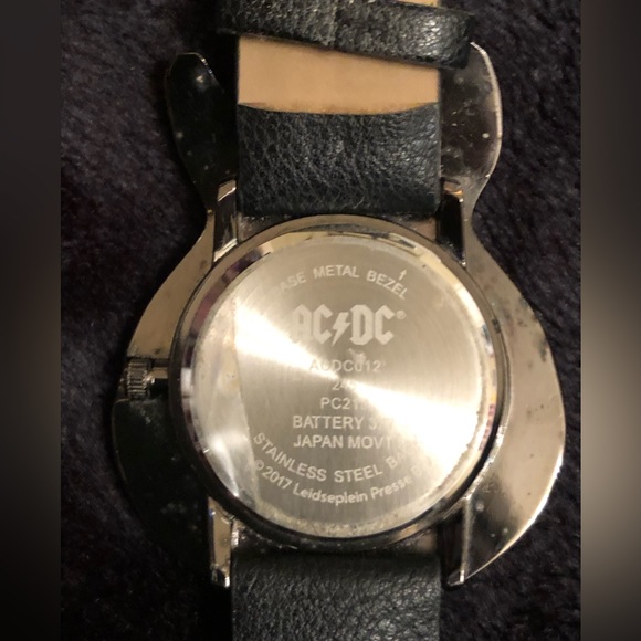 AC/DC | Accessories | Acdc Guitar Shaped Watch Brand New Needs Battery ...